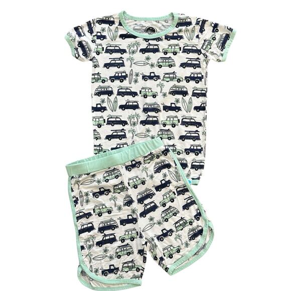 Big Dreams Little Jammies Mahalo Bamboo Pajama Set 7y - Picture 1 of 4